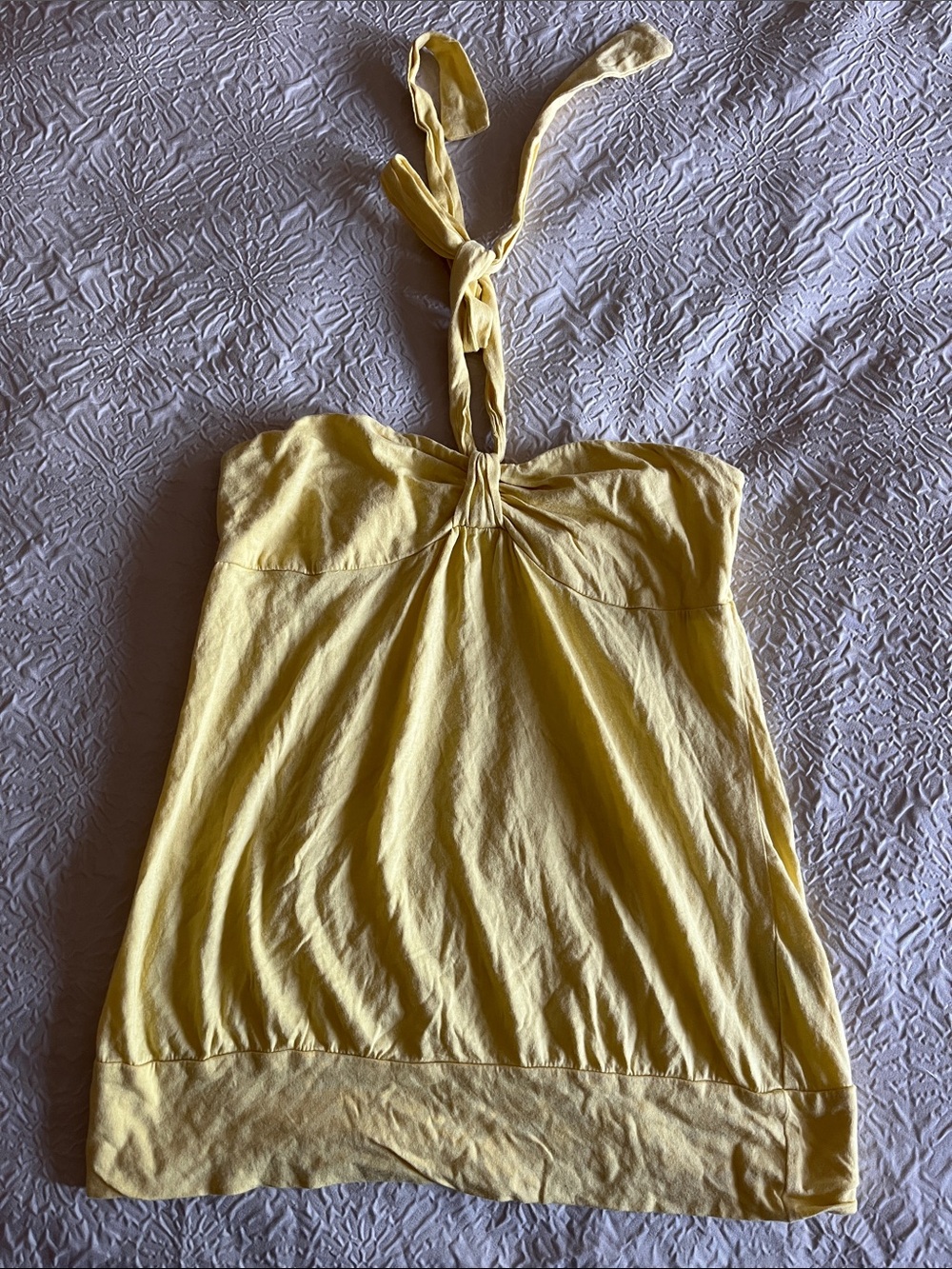 Garage Yellow Halter Camisole Top